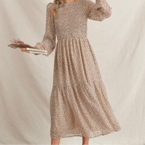 Good Book and Hot Tea Dress